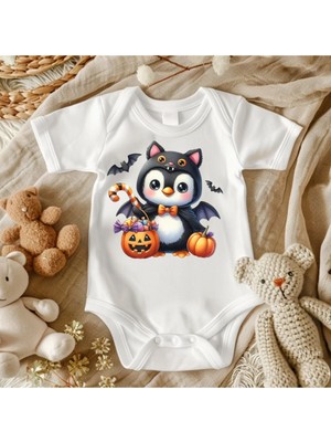 Lupi Halloween Baskılı Zıbın Isimli Bebek Zıbın Kişiye Özel Tasarımlar