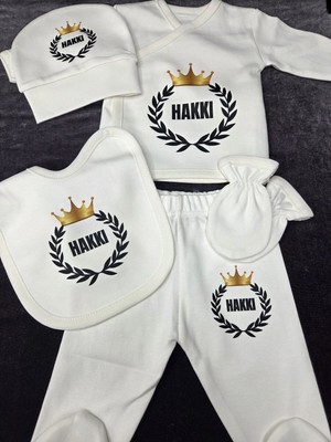 Lupi Yazılı Bebek Body Zıbın %100 Pamuk