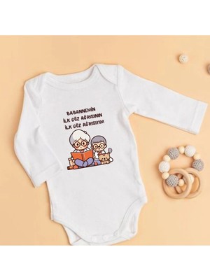 Lupi Babannem Yazılı Zıbın Babanne Baskılı Bebek