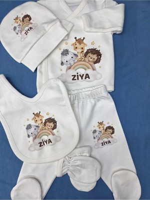 Lupi Yazılı Bebek Body Zıbın %100 Pamuk