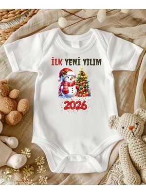 Lupi Yeni Yıl Yılbaşı Temalı Bebek Zıbın Yeni Yıl Bebek Hediye