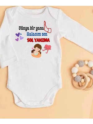 Lupi Hala Yazılı Bebek Hala Oluyorsun Halaya Hediye