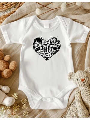Lupi Eğlenceli Tasarımlar %100 Pamuk Bebek Body Bebek Zıbın Kız Erkek