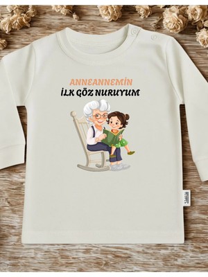 Lupi Anneanne Babaanne Dede Yazılı Bebek Badi