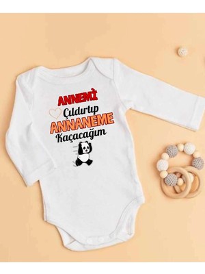 Lupi Annaneye Hediye Isimli Zıbın Annane Oluyorsun Yazılı Bebek
