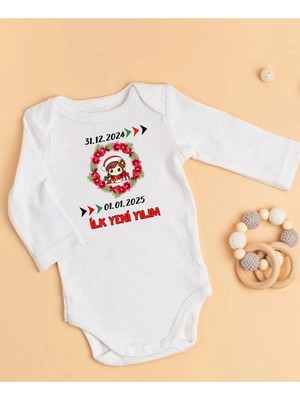 Lupi Yeni Yıl Baskılı Zıbın, Ilk Yeni Yılım Yazılı Bebek