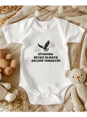 Lupi Kartal Temalı Yenge Yazılı Zıbın