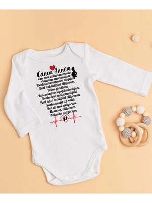 Lupi Anne Yazılı Baba Yazılı Isimli Bebek Zıbın Anne Yazılı Bebek