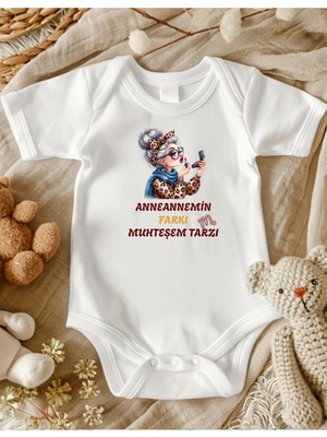 Lupi Anneanne Yazılı Bebek Zıbın