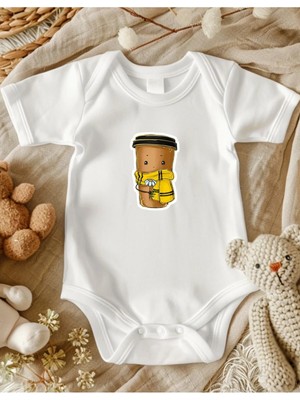 Lupi Eğlenceli Tasarımlar %100 Pamuk Bebek Body Bebek Zıbın Kız Erkek