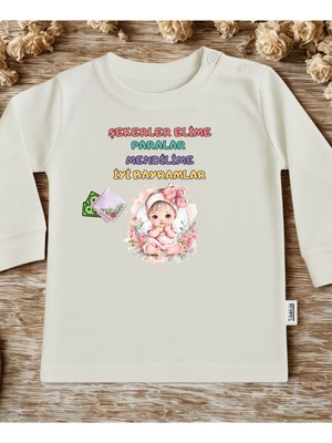 Lupi Bayrama Özel Tasarım Bebek Sweat