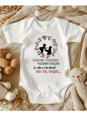 Lupi Baba Kız Yazılı Zıbın