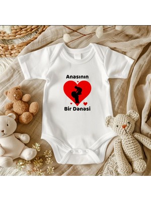 Lupi Ana & Ata Yazılı Körpə Bodisi – Adla Fərdiləşdirilmiş 100% Pambıq Körpə Geyimi