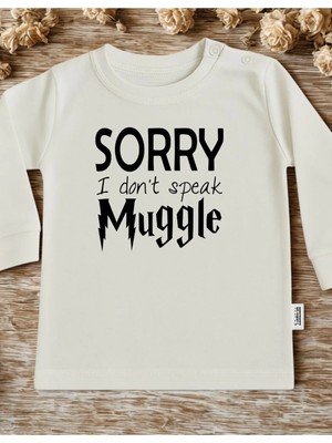 Lupi Yazılı Bebek Body Zıbın %100 Pamuk