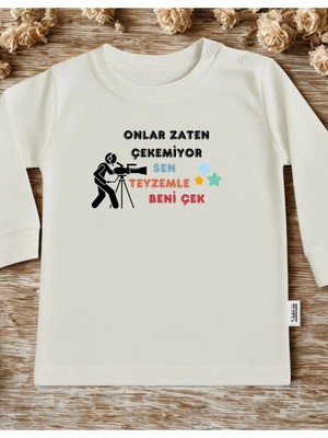 Lupi Yazılı Bebek Body Zıbın %100 Pamuk