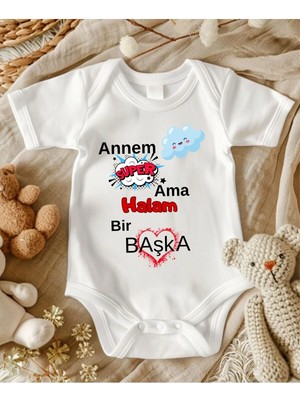 Lupi Hala Yazılı Zıbın Hediye Yenidoğan Anne Baba Hala Yenge Amca Dayıya