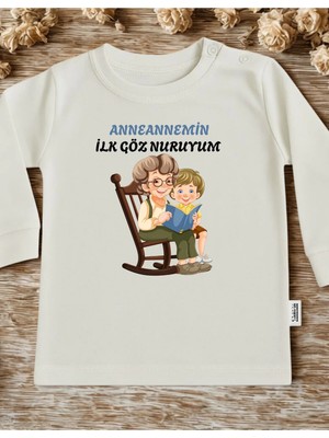 Lupi Anneanne Babaanne Dede Yazılı Bebek Badi