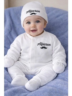 Lupi Isimli Bebek Tulum % 100 Pamuk Erkek Bebek Tulum