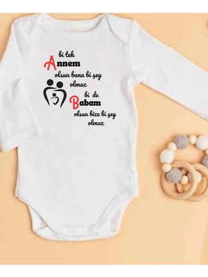Lupi Annaneye Hediye Isimli Zıbın Annane Oluyorsun Yazılı Bebek