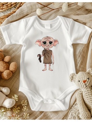 Lupi Yazılı Bebek Body Zıbın %100 Pamuk