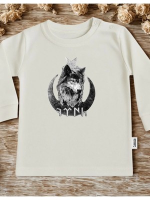 Lupi Bozkurt Yazılı Bebek Zıbın
