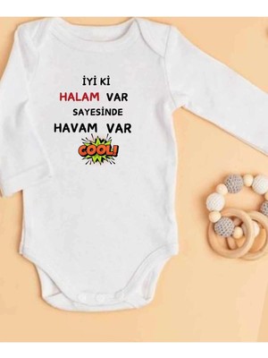Lupi Hala Yazılı Bebek Hala Oluyorsun Halaya Hediye