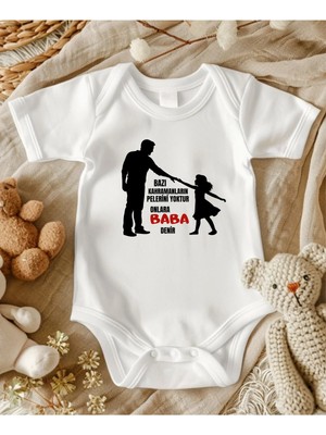 Lupi Baba Yazılı Isimli Zıbın Bebek Zıbın Bebek Giyim Yenidoğan Hediye