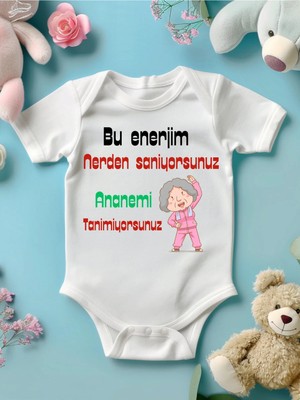 Lupi Anane Zıbın, Isimli Bebek Zıbın Çıtçıtlı Atlet Kişiye Özel Baskı