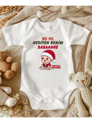 Lupi Yeni Yıl Yılbaşı Temalı Bebek Zıbın Yeni Yıl Bebek Hediye