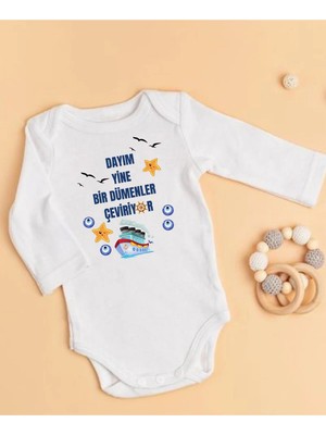 Lupi Dayıya Hediye Dayi Yazılı Zıbın Dayi Bebek