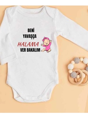 Lupi Hala Yazılı Bebek Hala Oluyorsun Halaya Hediye