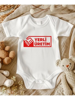 Lupi Yazılı Bebek Body Zıbın %100 Pamuk