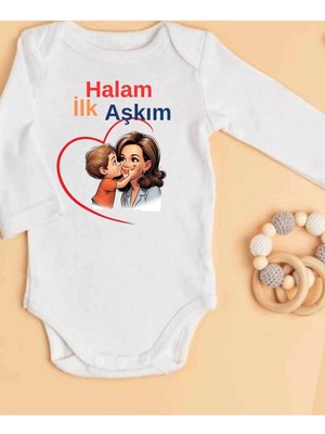 Lupi Hala Yazılı Bebek Hala Oluyorsun Halaya Hediye