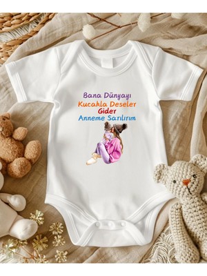 Lupi Kız Body % Yüz Pamuk Bebek Zıbın