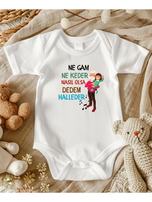 Lupi Dede Yazılı Zıbın Hediye Yenidoğan Anne Baba Hala Yenge Amca Dayıya