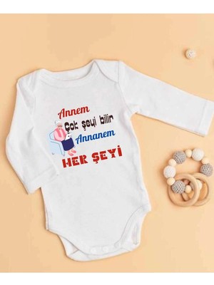 Lupi Annaneye Hediye Isimli Zıbın Annane Oluyorsun Yazılı Bebek