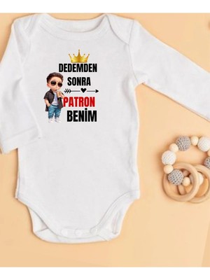 Lupi Dede Yazılı Zıbın Hediye Yenidoğan Anne Baba Hala Yenge Amca Dayıya