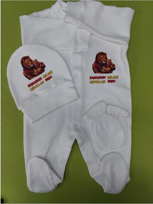 Lupi Bebek Zıbın Isimli Hediye Yenidoğan Amca Dayı Hediye