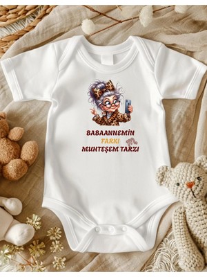 Lupi Babaanne Yazılı Bebek Zıbın