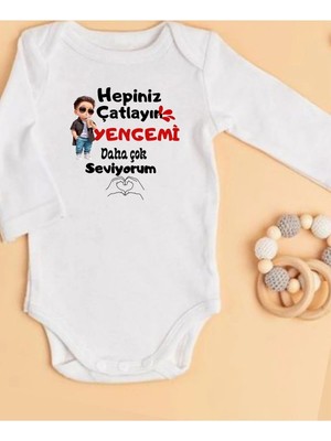 Lupi Yenge Yazılı Bebek Yengeye Hediye Bebek Hediye Amca Dayı