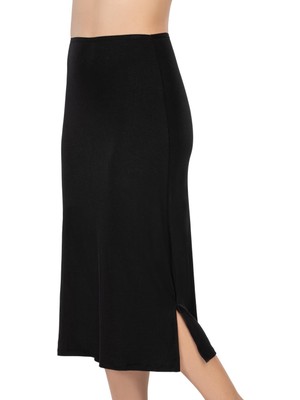 Siyah Mı Emay 1439 Modal Cotton Uzun Jupon