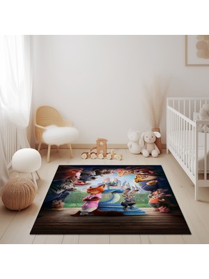 Zootopia Tilki ve Tavşan Halı M61