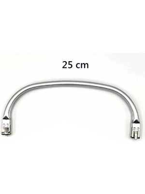 Gizli Metal Mango Çanta Bursu – 25 cm - Metal Çanta Aparatı Çanta Aksesuarı