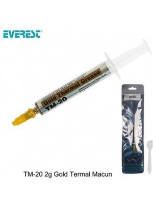 Everest TM-20 Gold Termal Macun 2 gr %100 Cotton Özellikli Tablet Aksesuarları Uyumlu