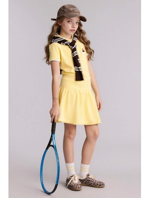 DeFacto Kısa Kollu Pamuklu Elbise Kız ÇOCUK H3249A826SM