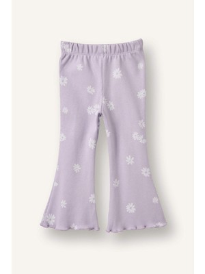 DeFacto Çiçekli Fitilli Kaşkorse Tayt Kız Bebek H3007A526SP