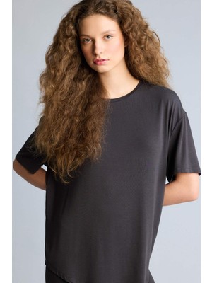 DeFacto Modal Kısa Kollu Üst H2263AX26SM