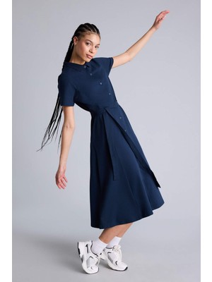 DeFacto Standart Fit Pike Elbise H3267AX26SP