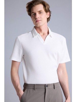 DeFacto Pamuklu Regular Fit Kısa Kollu Polo Tişört F9862AX26SP