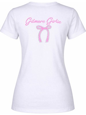 Trender Gilmore Kurdele O Yaka Beyaz Kadın T-Shirt 26YDT1000002